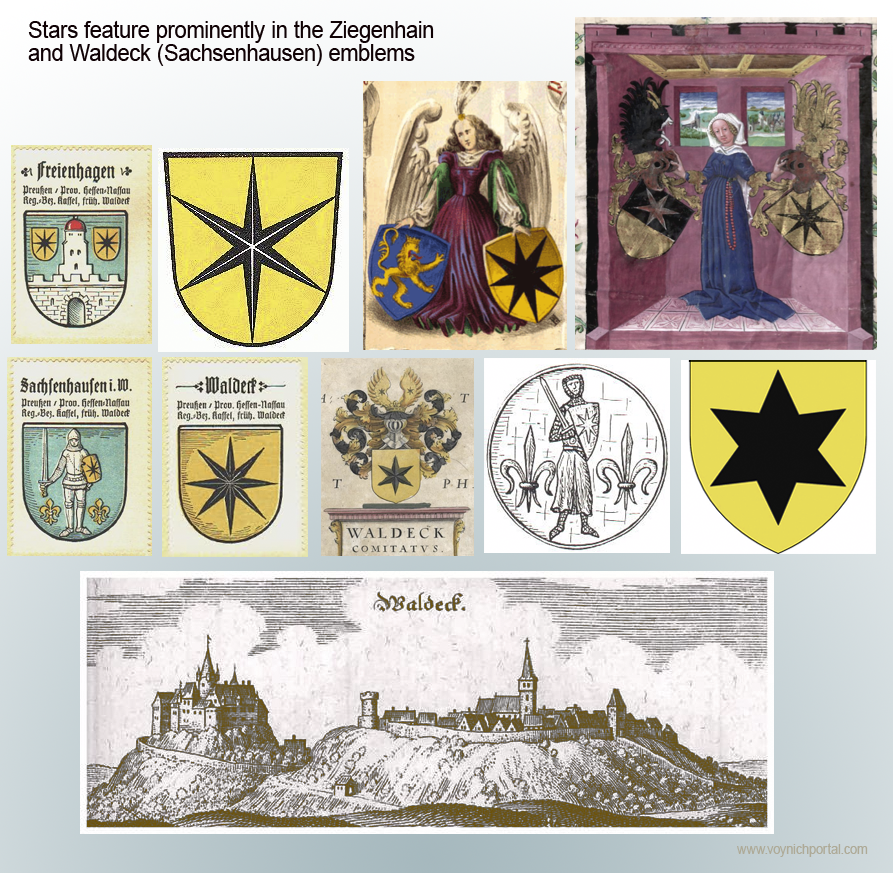[Pic of Waldeck family emblems]