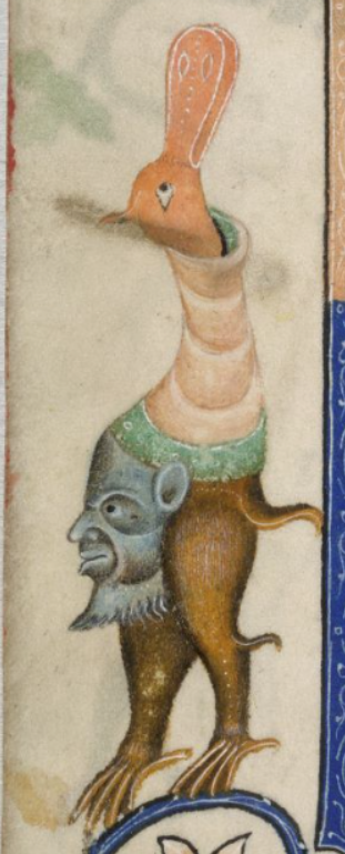 Platypus hybrid from the Add 42130 Psalter