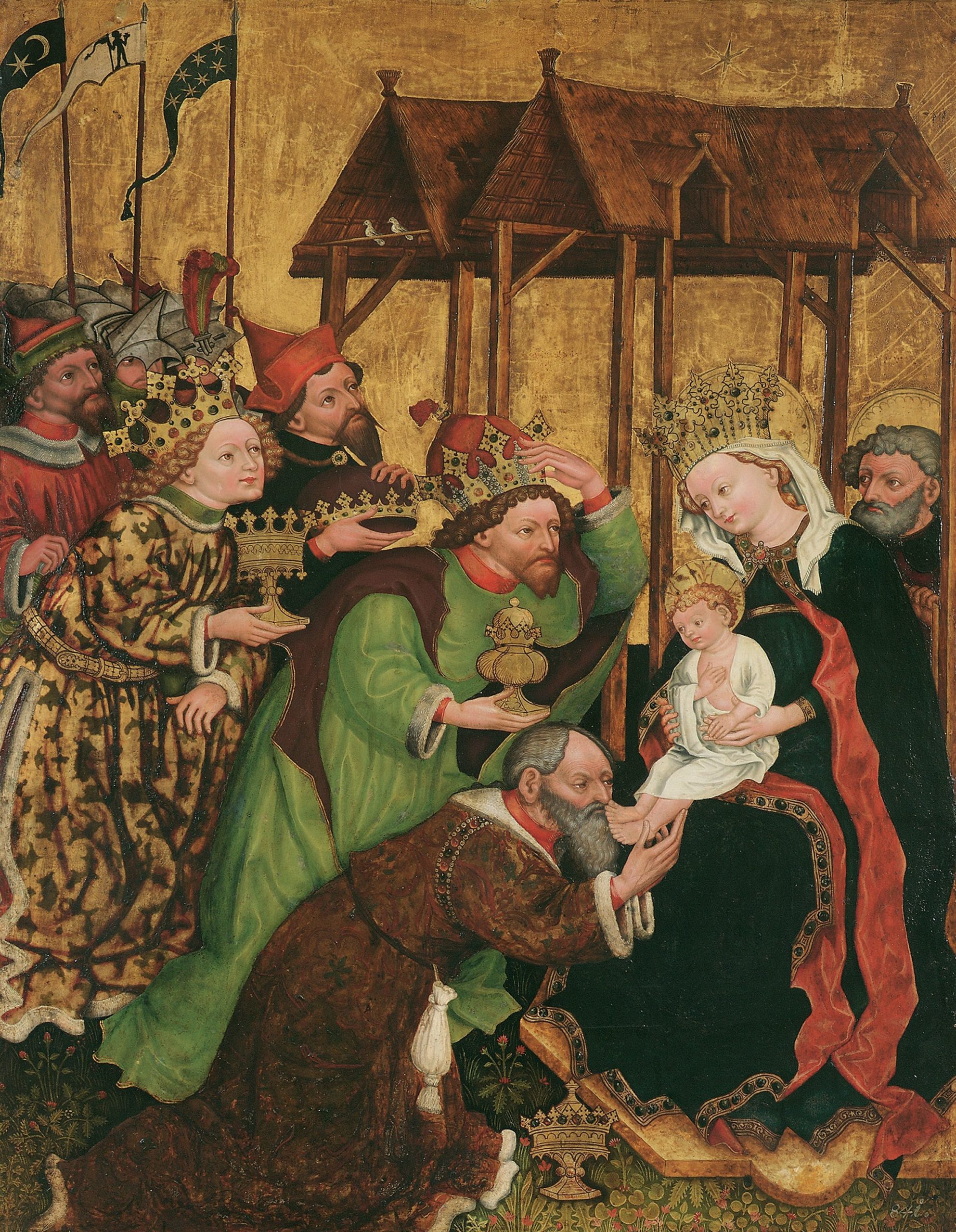 The presentation of Jsus to the Three Wise Men by Leonhard Brixen, . 1460 Vienna
