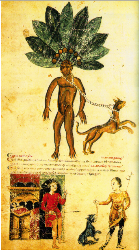 Codex Vindobonensis 93 mandrake plant with dog